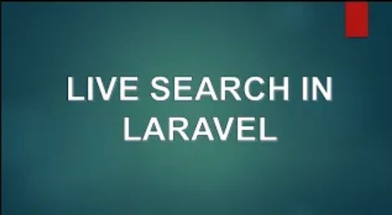 laravel search tutorial