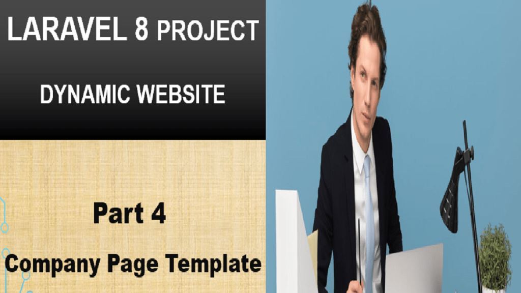 company page html template